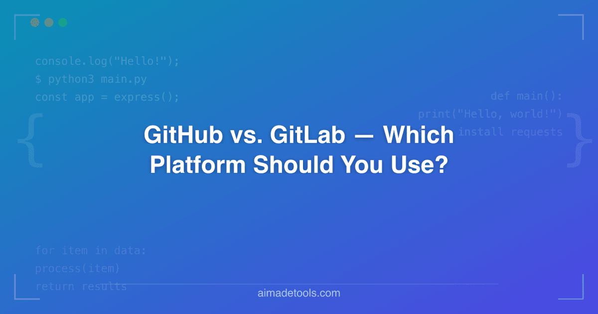 GitHub vs. GitLab — Which Platform Should You Use?